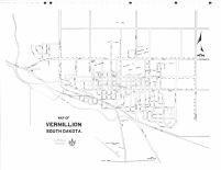 Vermillion Map, Clay County 1968